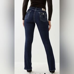 True Religion BECCA BIG T STITCH BOOTCUT JEANSize 28